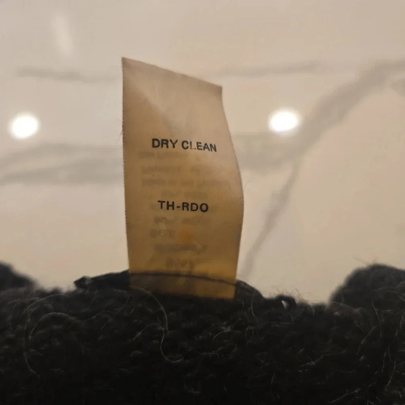 VTG Woolrich Fair Isle Wool Mohair Snowflake Sweater Gray Pink White Size Medium - Picture 8 of 11